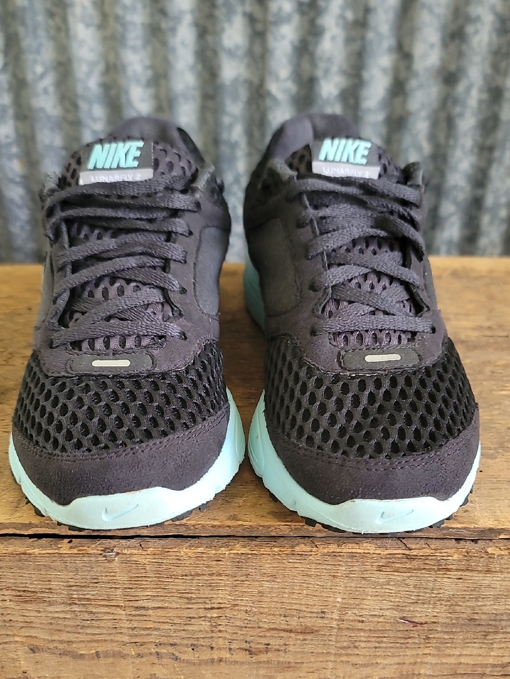 Nike LunarFly 2 "Black/Light Blue" Wmns 6 Ships Today - Picture 4 of 10